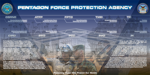 Pentagon Force Protection Agency Display