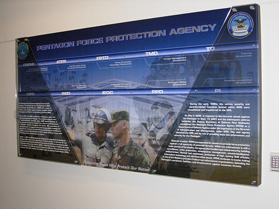 Pentagon Force Protection Agency Display