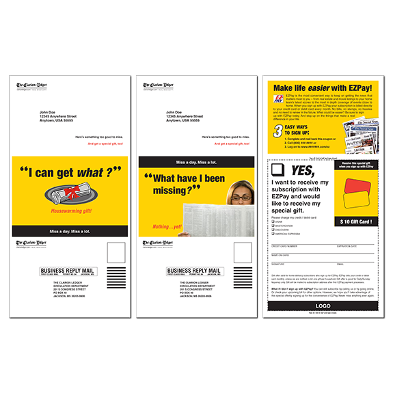 Gannett Promotional Mailers