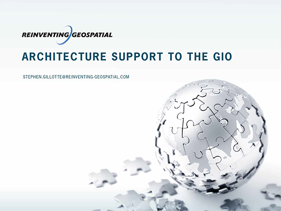 Reinventing Geospatial Presentation Template