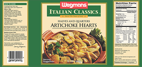 Wegmans Food Markets Packaging Products