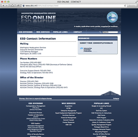 ESD Online Website ESD Online Website