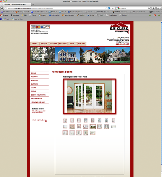 GH Clark Construction Website GH Clark Construction Website