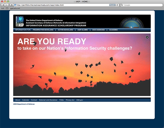 Information Assurance Scholarship Program Website Information Assurance Scholarship Program Website