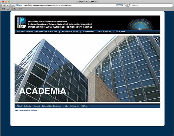 Information Assurance Scholarship Program Website Information Assurance Scholarship Program Website