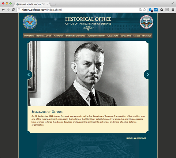 Historical Office of the Secretary of Defense Website Historical Office of the Secretary of Defense Website