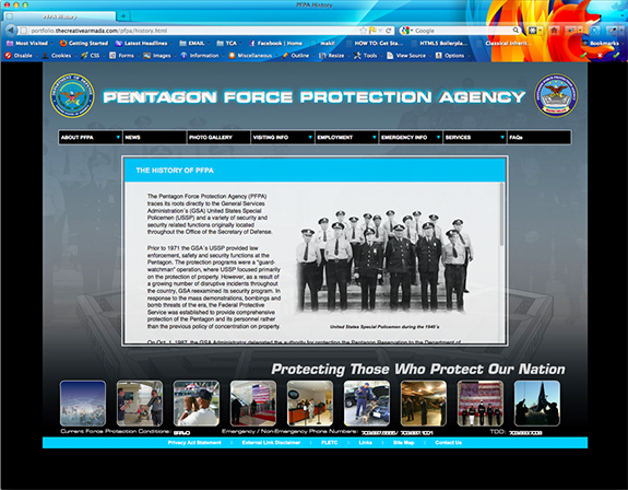 Pentagon Force Protection Agency Website Pentagon Force Protection Agency Website